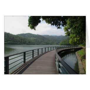 Cartão Ponte da bicicleta