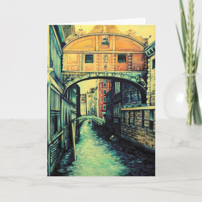 Cartão Ponte dei Sospiri (Frente)