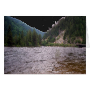 Cartão Ponte do córrego