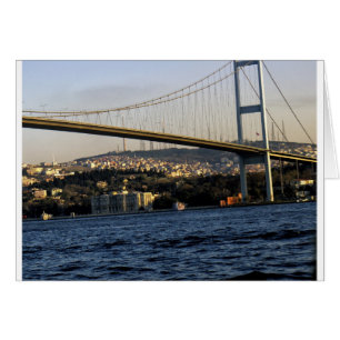 Cartão Ponte em Istambul