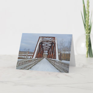 Cartão Ponte Ferroviária Notecard