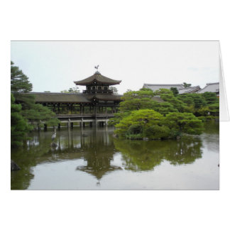 Cartão Ponte, Heian Jingu Temple Garden, Quioto Japão