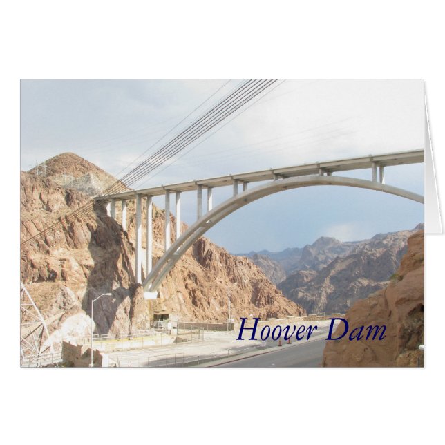 Cartão Ponte Hoover Dam (Frente Horizontal)