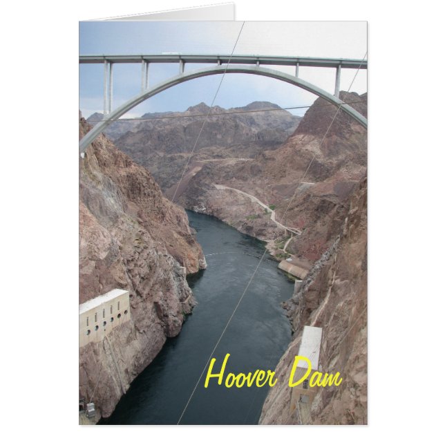Cartão Ponte Hoover Dam (Frente)