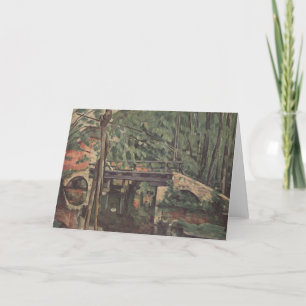 Cartão Ponte Maincy - Paul Cezanne - c1880