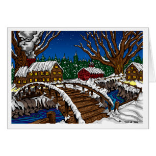 Cartão Ponte nevado