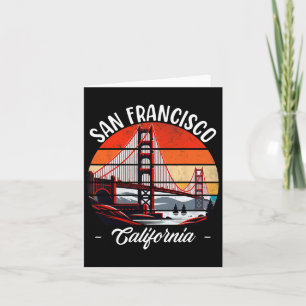 Cartão Ponte ouro Portão San Francisco California Usa Go