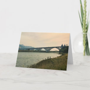 Cartão Ponte Patterson, Dourada Beach, Oregon