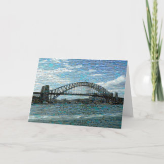 Cartão Ponte Sydney Harbor (Mosaico)