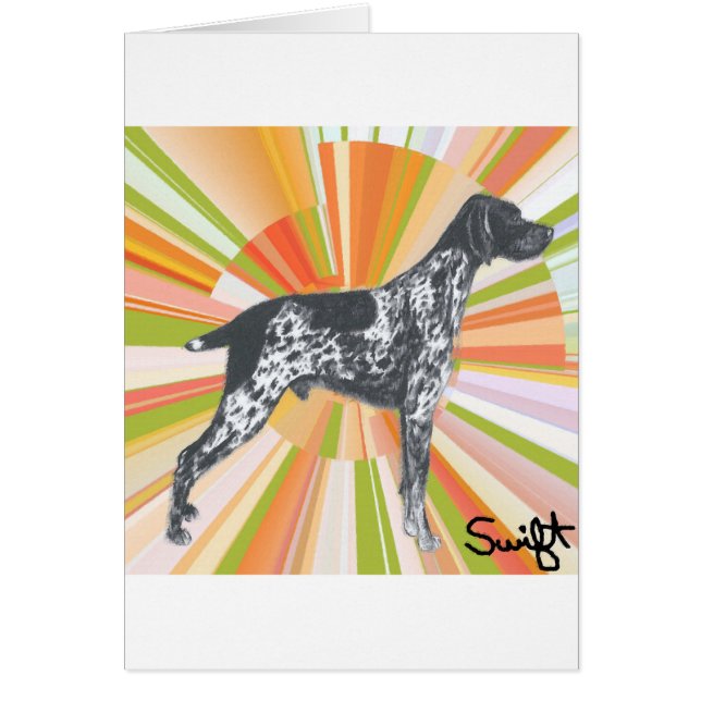 Cartão Ponteiro alemão Shorthired (Frente)