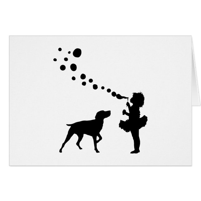 Cartão Ponteiro de cabelos curtos alemão (Frente Horizontal)