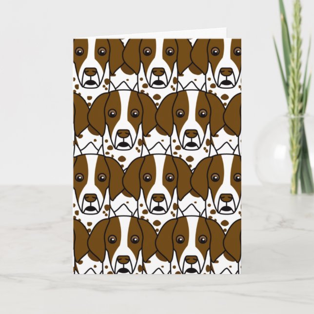 Cartão Ponteiros de cabelos curtos alemães (Frente)