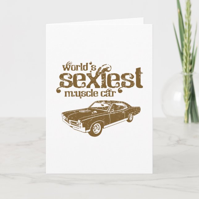 Cartão Pontiac 1967 GTO (Frente)