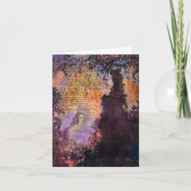 Cartão Ponto de entrada à colagem da Sra. Marie Louise (Frente)