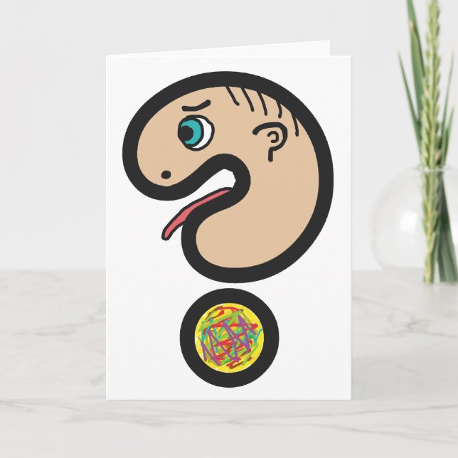 Cartão Ponto de interrogação (Frente)