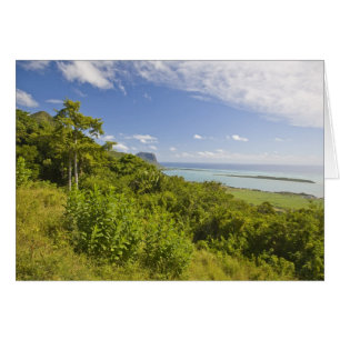 Cartão Ponto de vista perto de Grand Riviere Noire, Sul