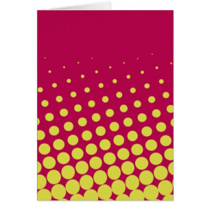 Cartão Pontos amarelos retrorreflectores