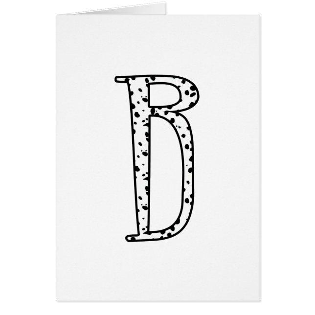 Cartão Pontos B dos Dalmatians (Frente)