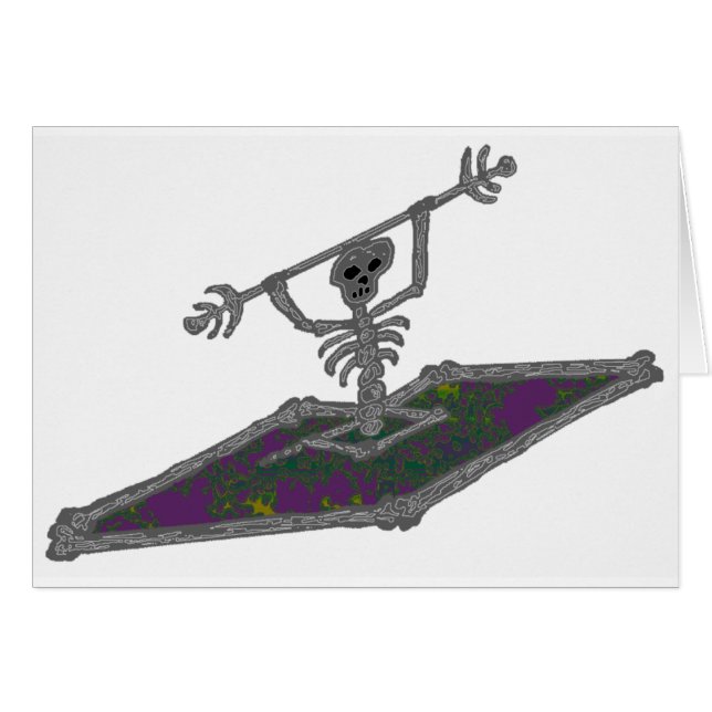 Cartão pontos culminantes do caiaque (Frente Horizontal)