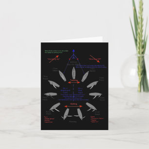 Cartão Pontos De Navegação Do Barco De Velas Sai