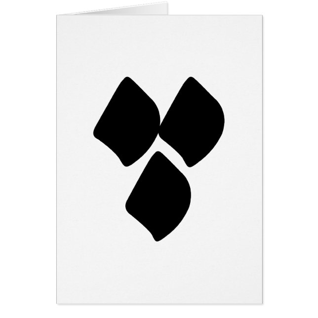 Cartão Pontos do amor - preto (Frente)