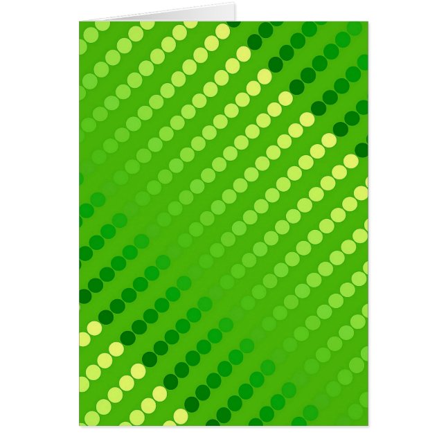 Cartão Pontos satíricos - tons de verde limão (Frente)