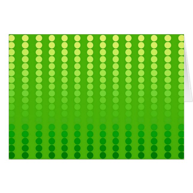 Cartão Pontos satíricos - tons de verde limão (Frente horizontal)