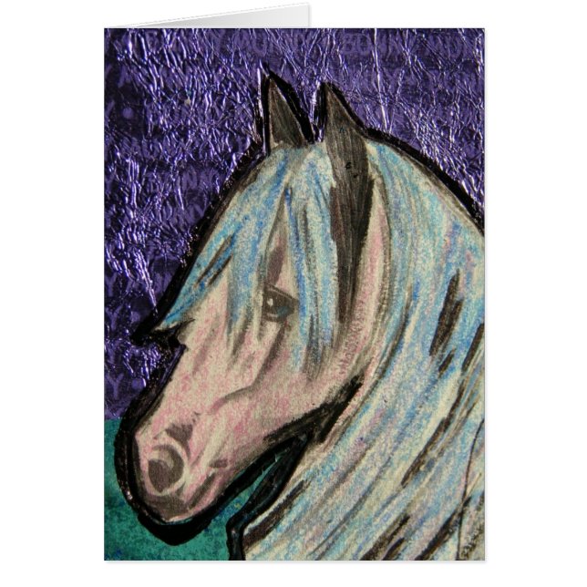 Cartão Pony Colorido (Frente)