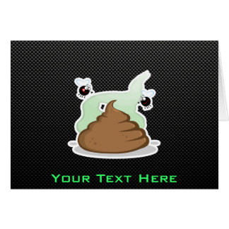 Cartão Poo fedido; Lustroso