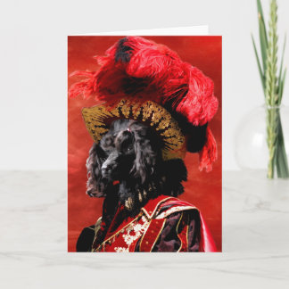 Cartão Poodle Greeting Card Nobability Dogs Gift
