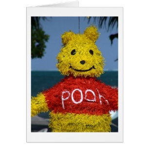 Cartão Pooh Piñata