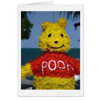 Cartão Pooh Piñata