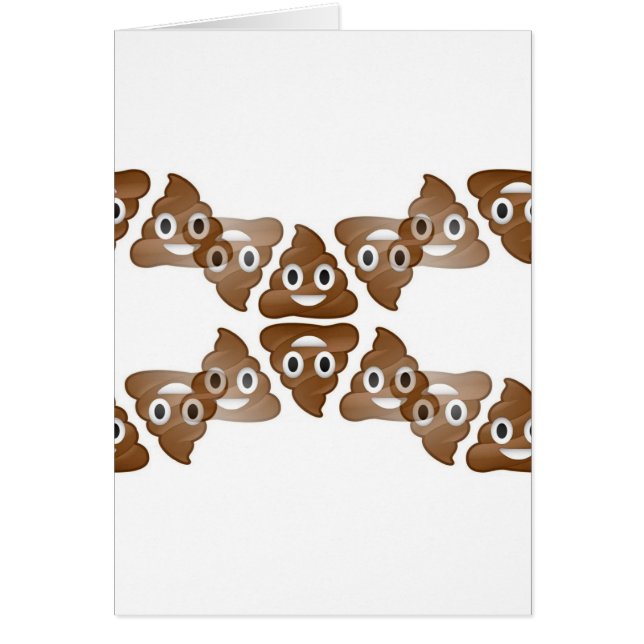 Cartão poop emojis (Frente)