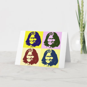 Cartão Pop Art Geronimo