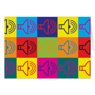 Cartão Pop art sadio