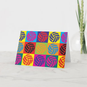 Cartão Pop de Voleibol