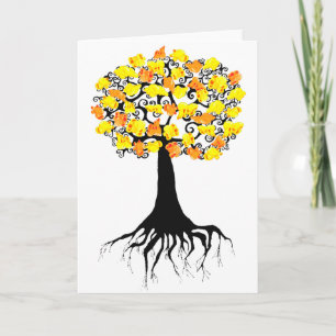 Cartão Popcorn Popping on the Apricot Tree