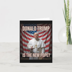 Cartão Pope Engraçado E Presidente Donald Trump5