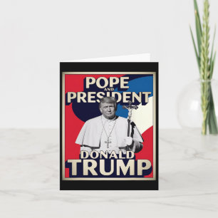 Cartão Pope Engraçado E Presidente Donald Trump6