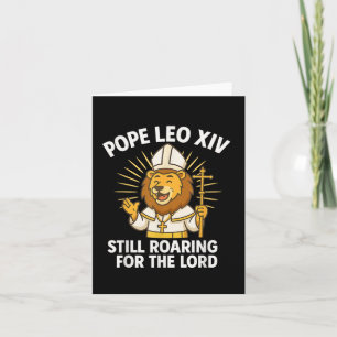 Cartão Pope Leo Xiv Lion Para O Lorde Kid Boys Gi