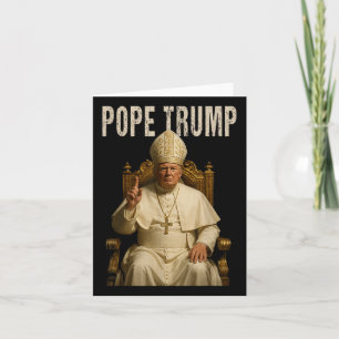 Cartão Pope Trump, engraçadinho católico Tee