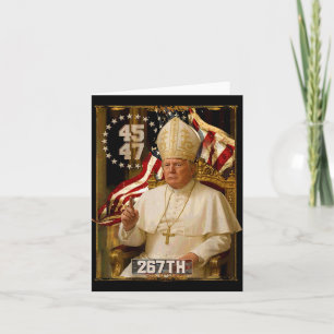 Cartão Pope Trump Engraçado Presidente Trump 1