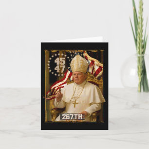Cartão Pope Trump Engraçado Presidente Trump 2
