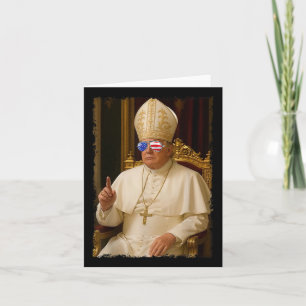 Cartão Pope Trump Engraçado Presidente Trump Quer Ser O N