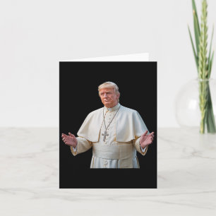 Cartão Pope Trump Presidente Quer Ser O Próximo Papa