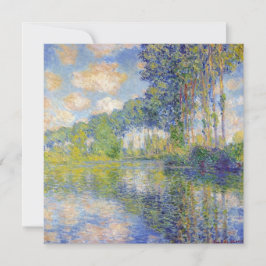 Cartão Poplars on the River Epte (por Claude Monet)