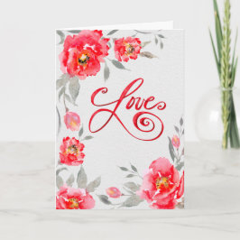 Cartão Poppies in Love – Romantic Floral