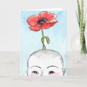 Cartão "Poppy Baby" greeting card, new baby