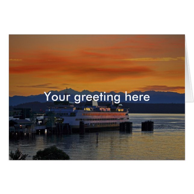 Cartão Por do sol (Frente Horizontal)