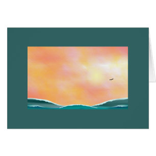 Cartão Por do sol